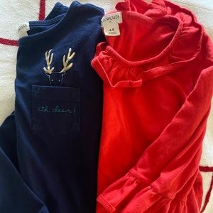 Lot of 2 Crewcuts Tops-Holiday Perfect!!